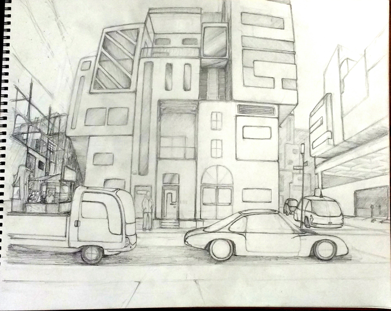 Illustration for article titled Did another dystopian City type drawing.